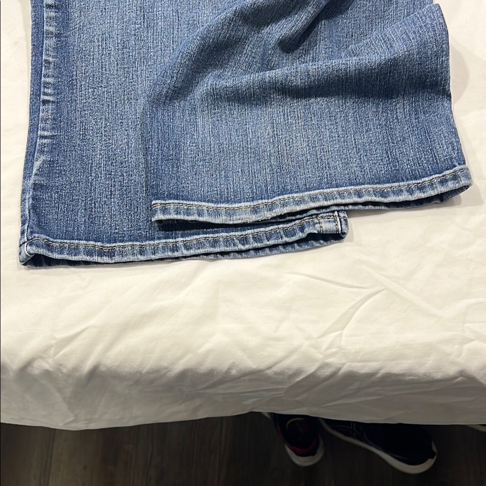 Maurices Blue Boot Cut Jeans with Stylish Stitching - Picture 6 of 7